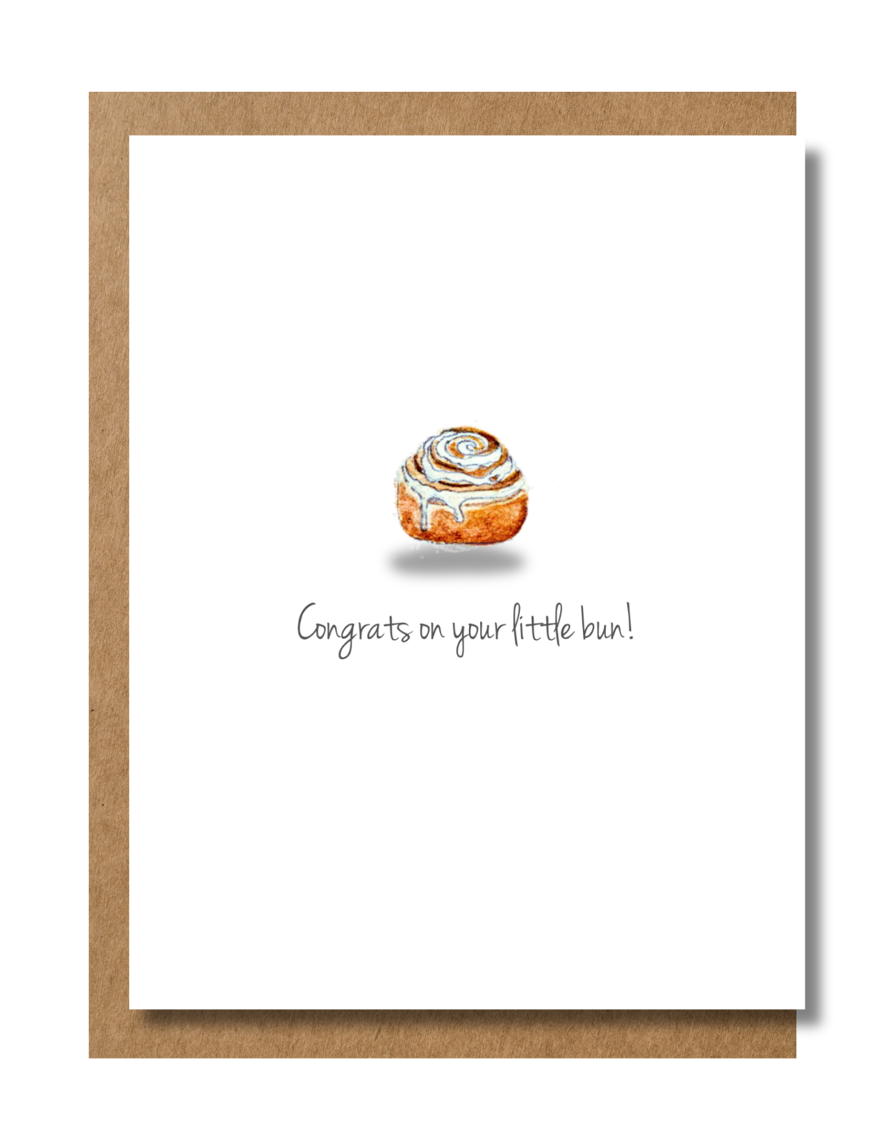 Congrats on Your Little Bun Greeting Card