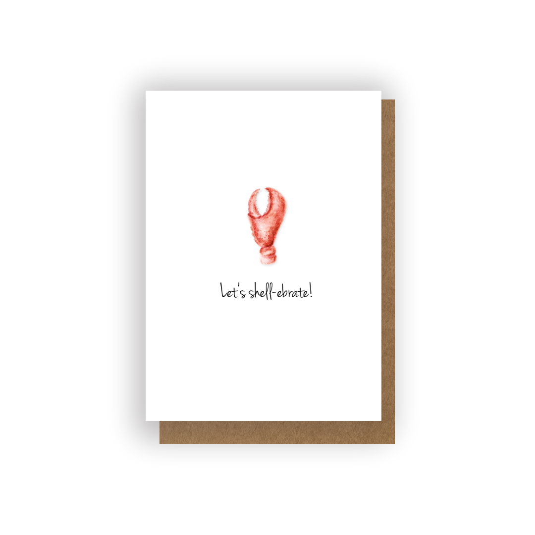Let's Shell-ebrate Greeting Card