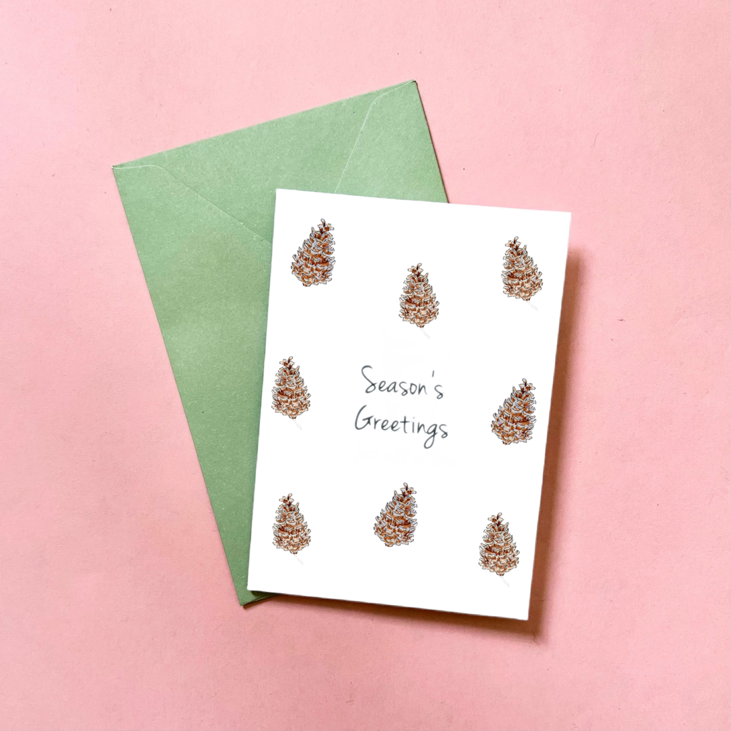 Season's Greetings Holiday Mini Card Set