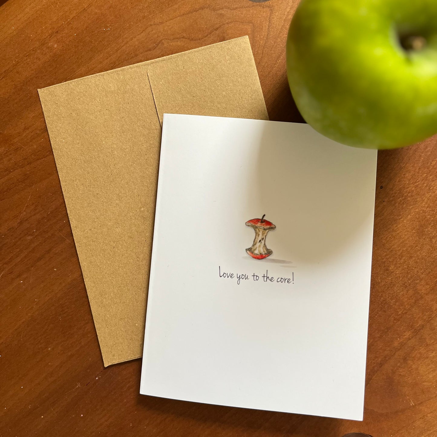Love You to the Core Greeting Card
