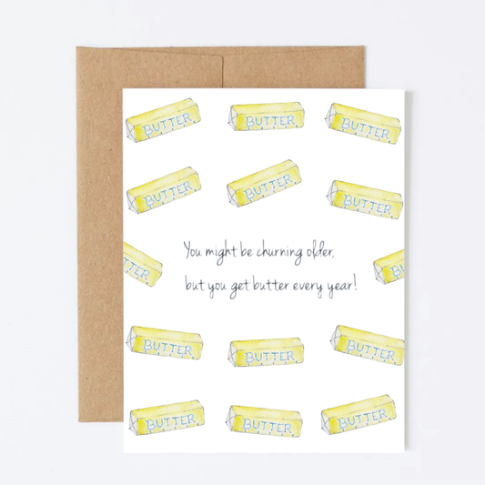 Butter Birthday Greeting Card