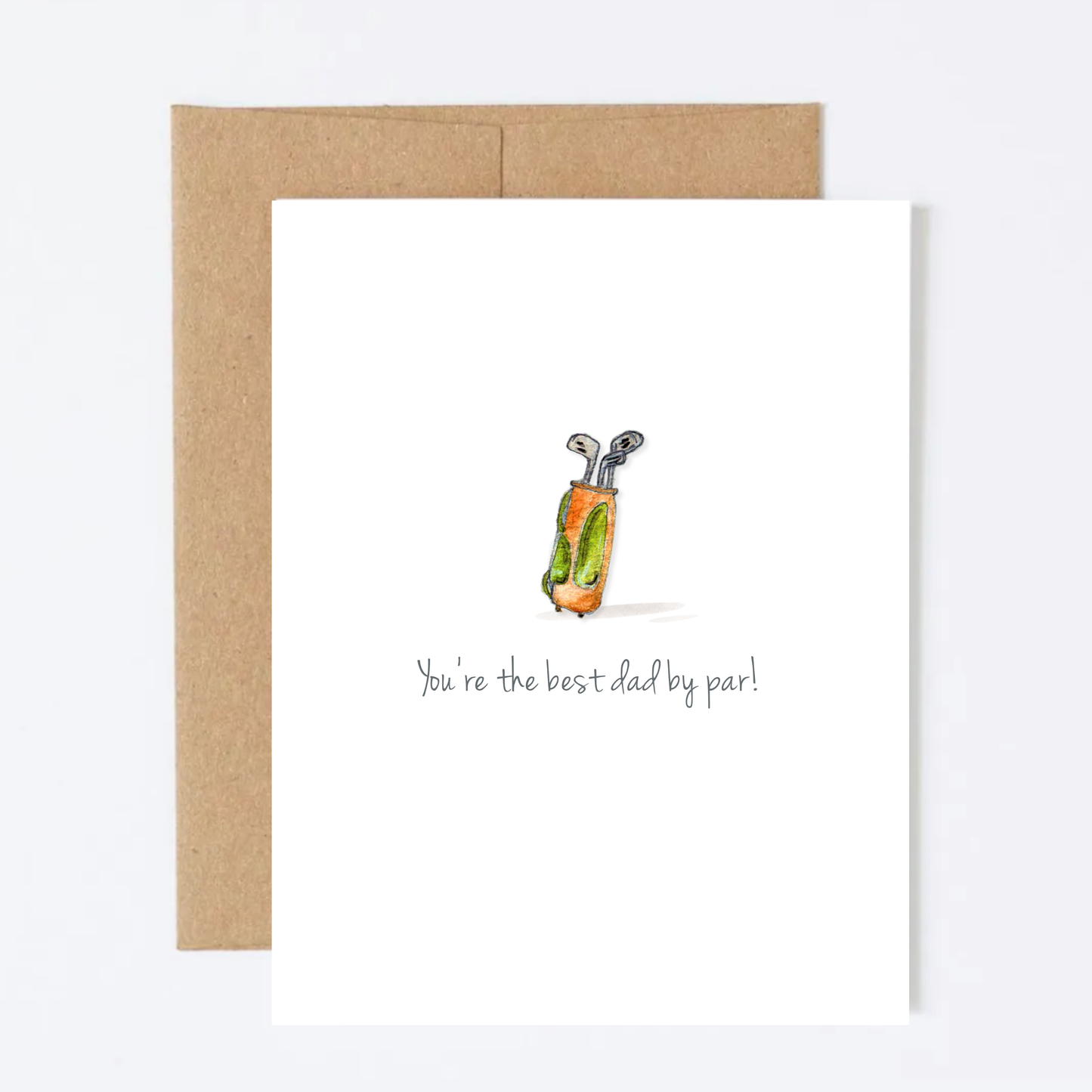 You're the Best Dad By Par! Greeting Card