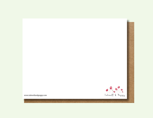 Plant Pattern Flat Card