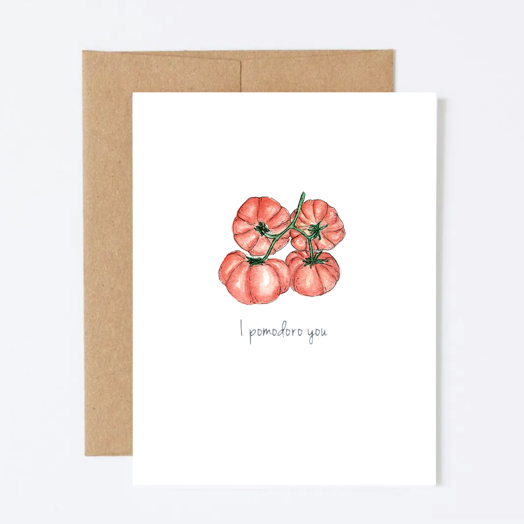 I Pomodoro You Greeting Card