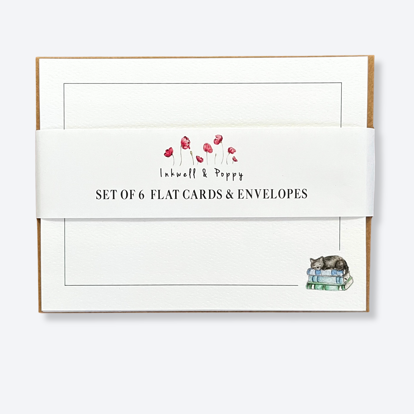 Bookish Flat Card Set Greeting Card