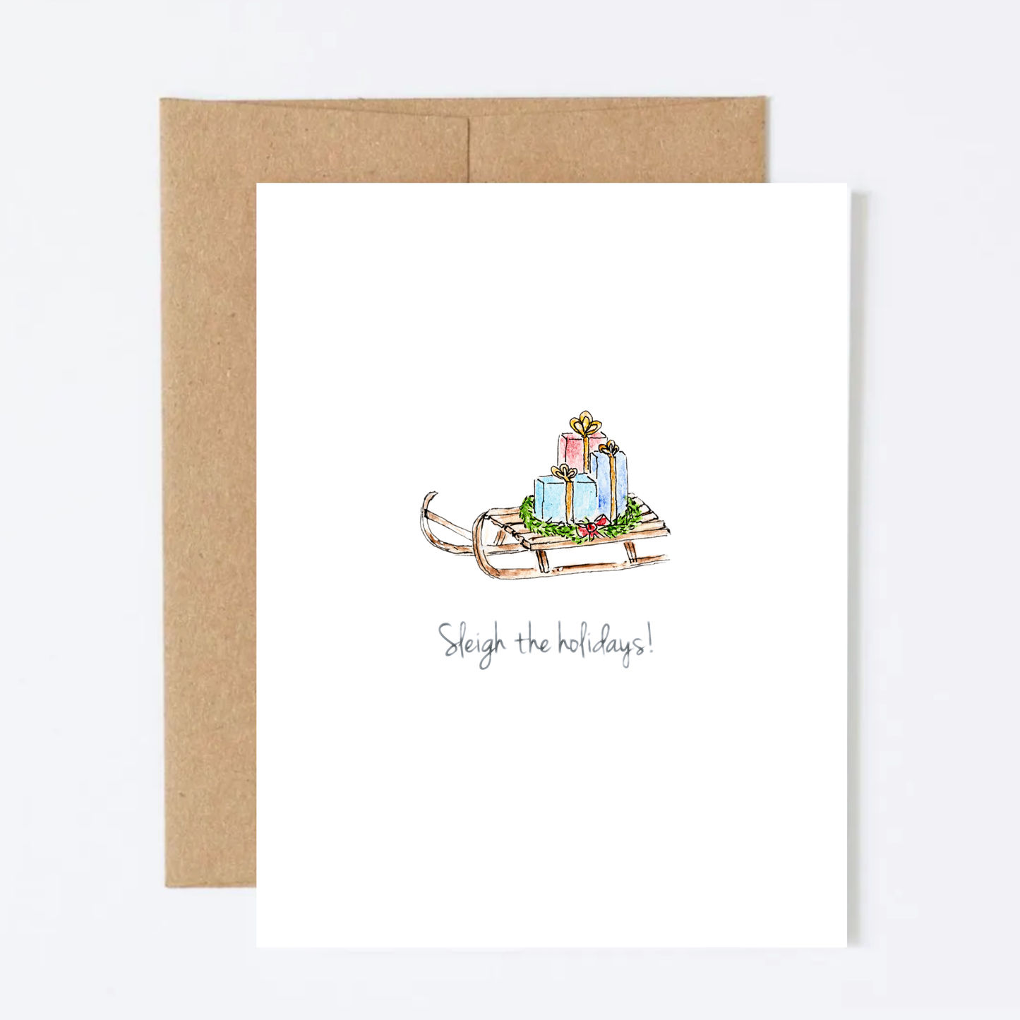 Sleigh the Holiday Greeting Card
