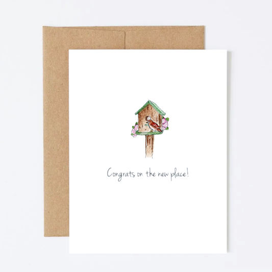 Congrats On the New Place! Greeting Card