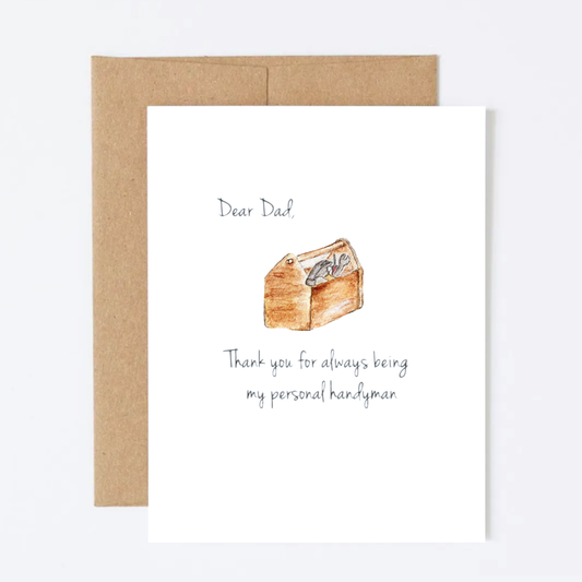 Dad is My Personal Handyman Greeting Card