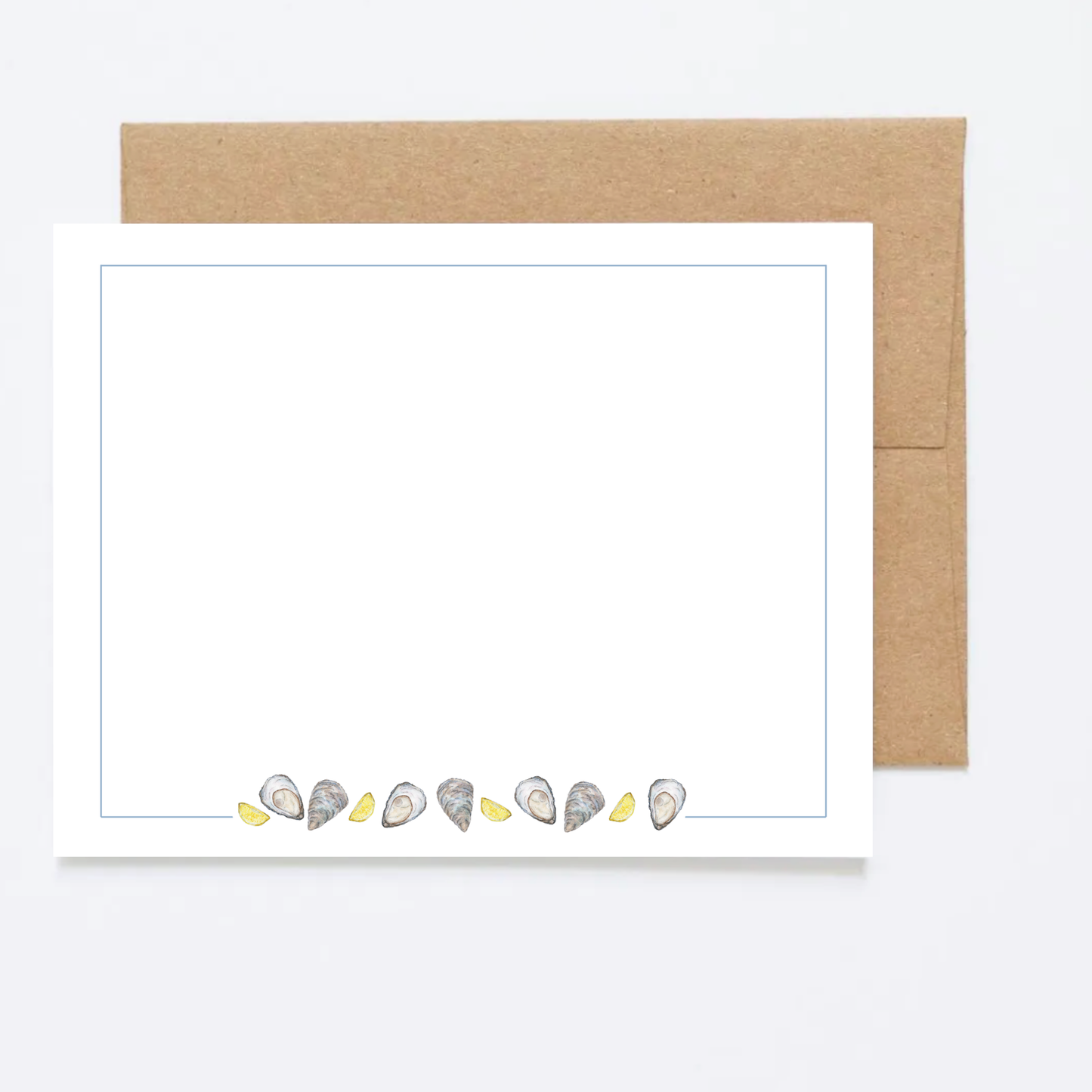 Oyster Flat Card Set Greeting Card