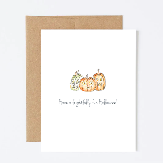 Frightening Fun Halloween Greeting Card