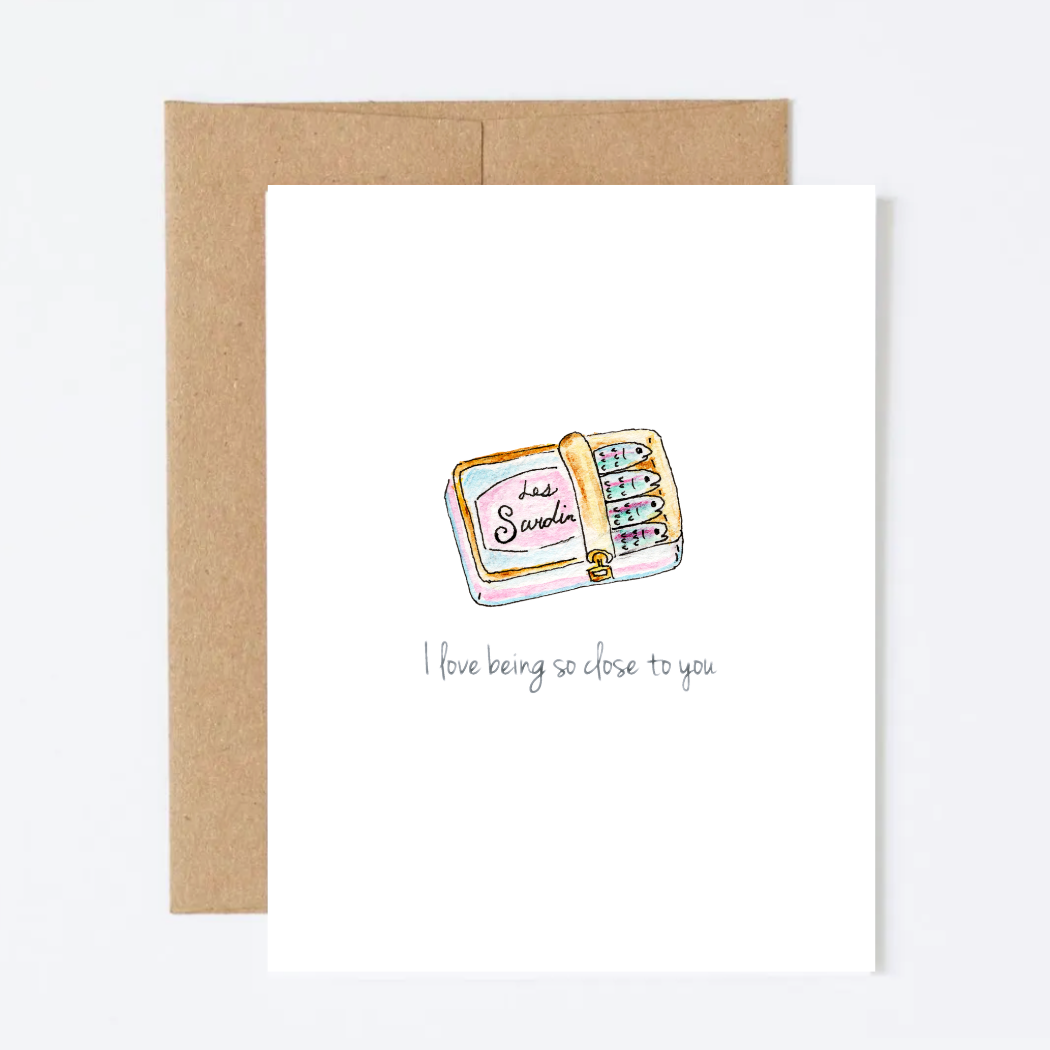 I Love Being So Close to You Greeting Card