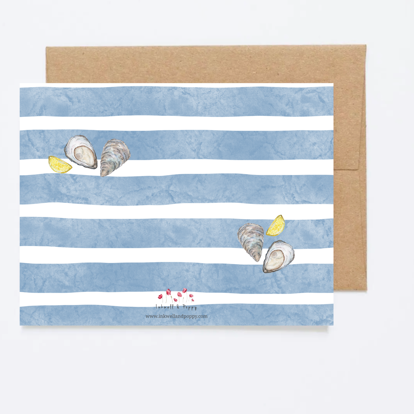 Oyster Flat Card Set Greeting Card