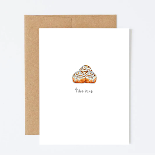 Nice Buns Greeting Card