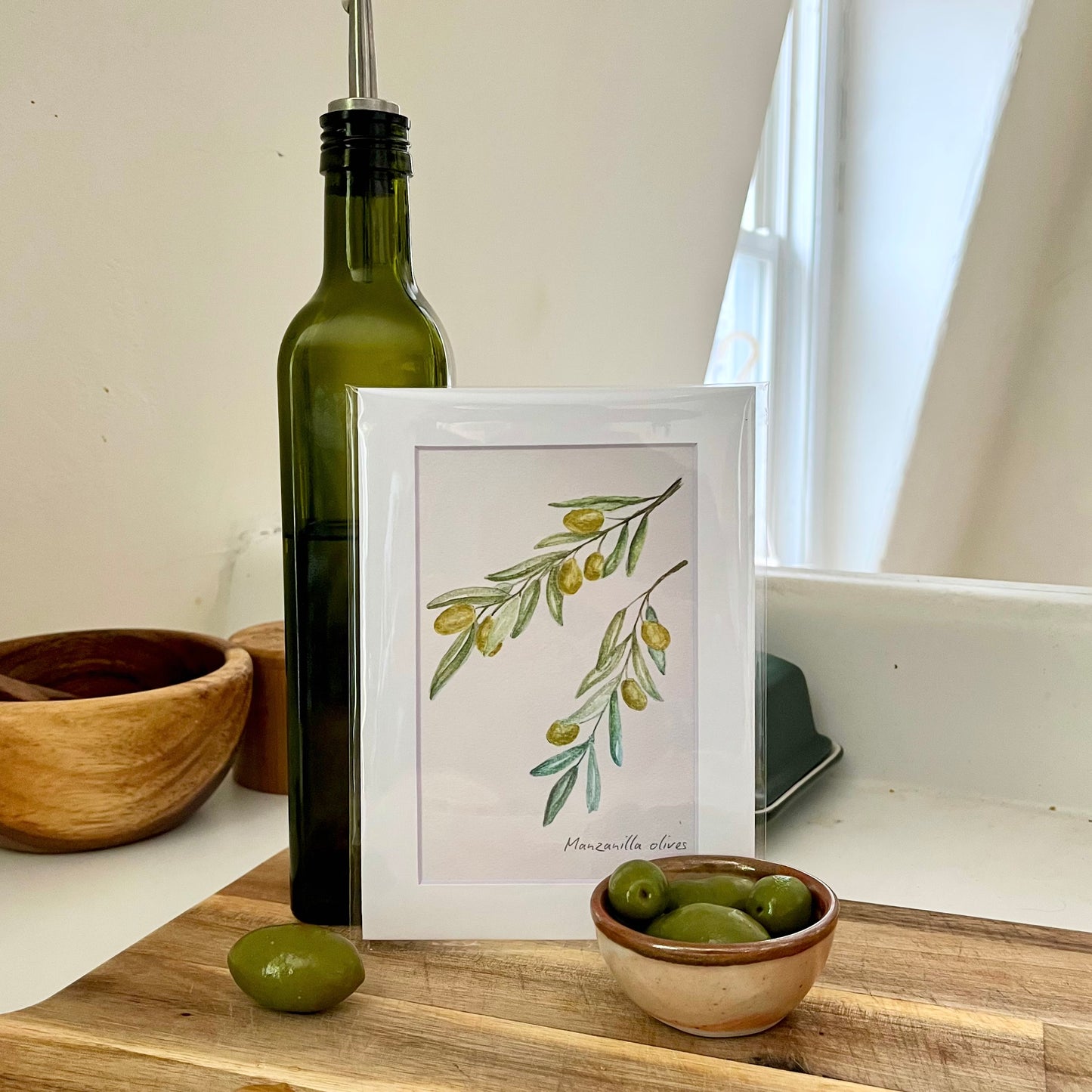 Olive Print