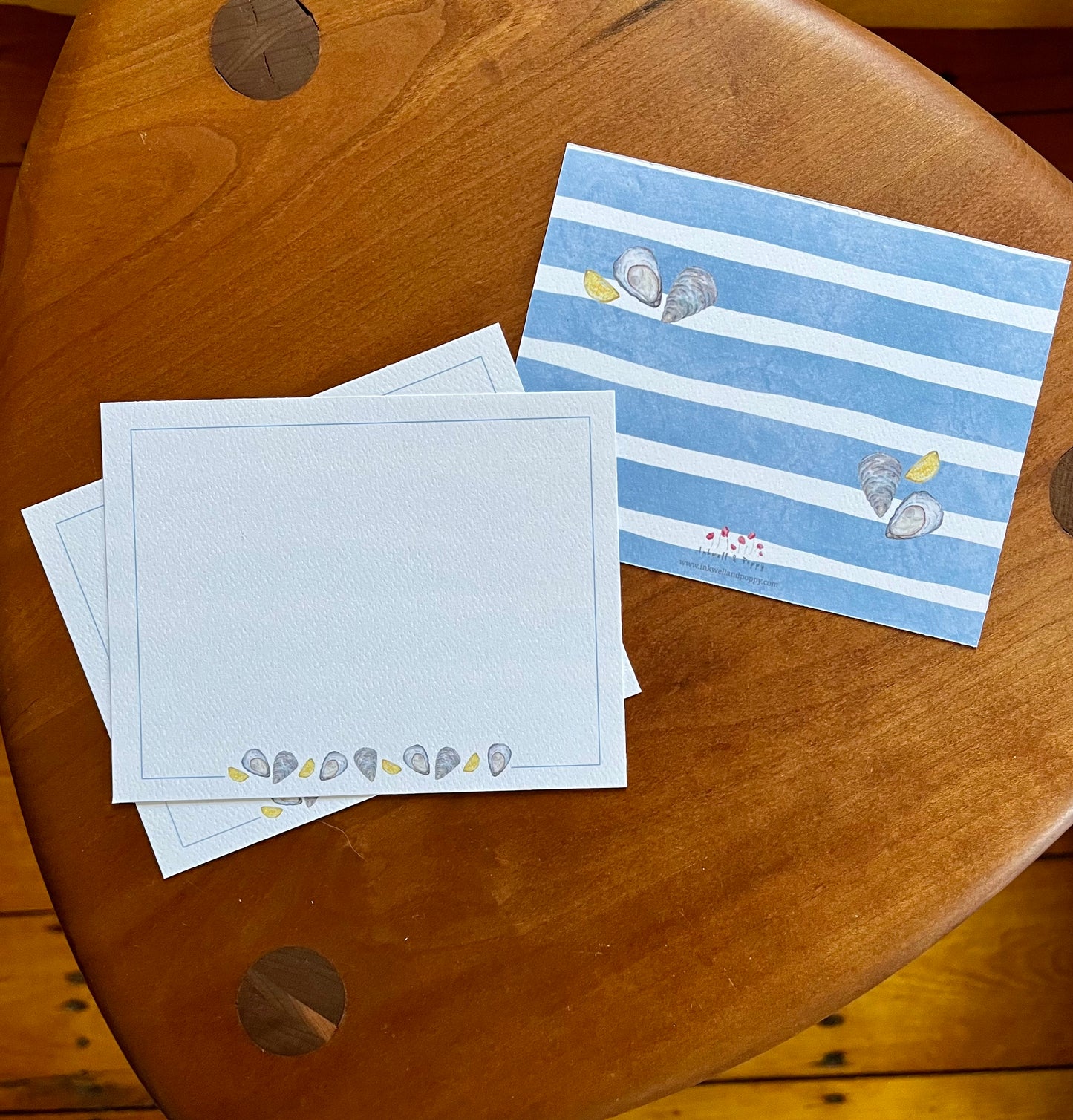 Oyster Flat Card Set Greeting Card