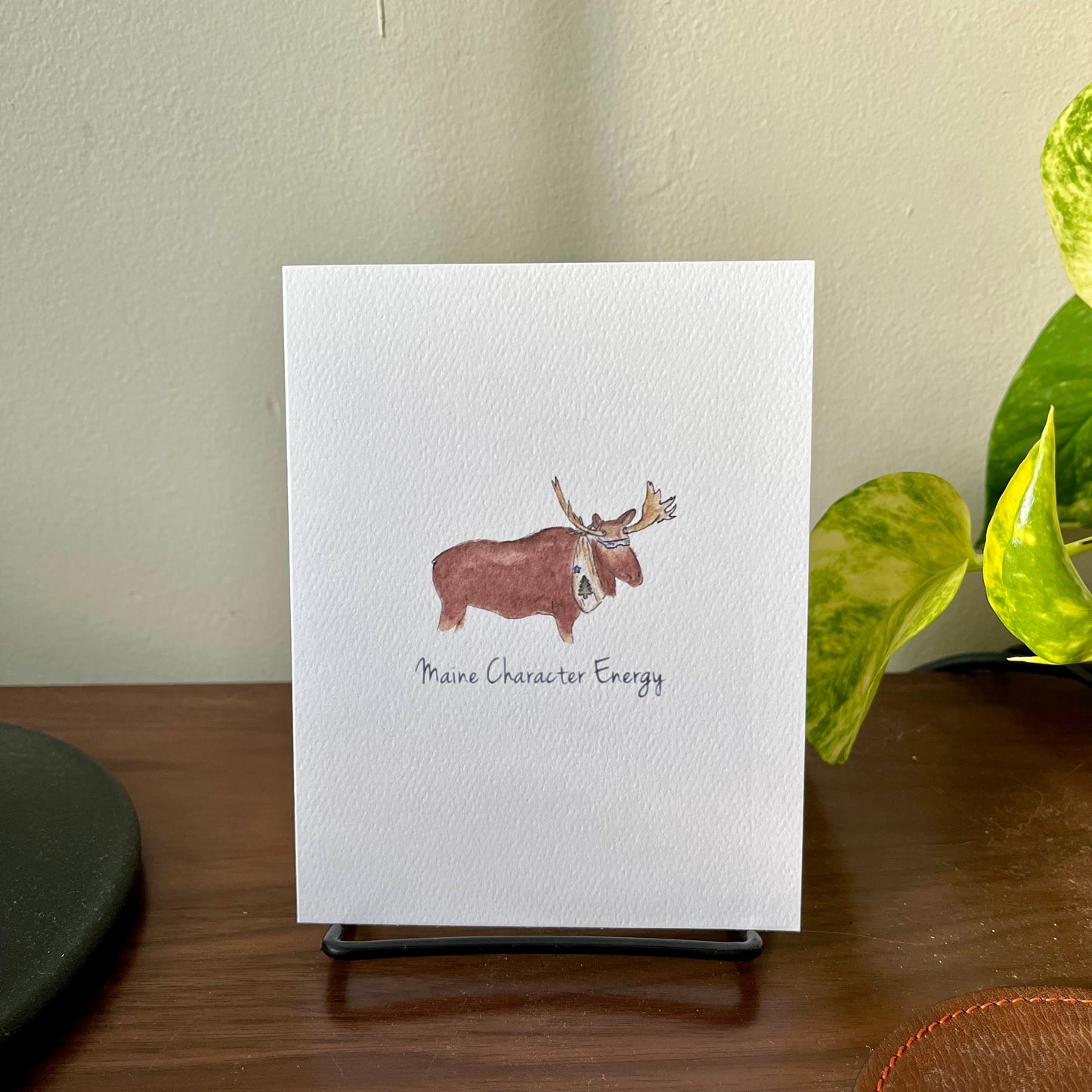 Maine Character Energy Greeting Card