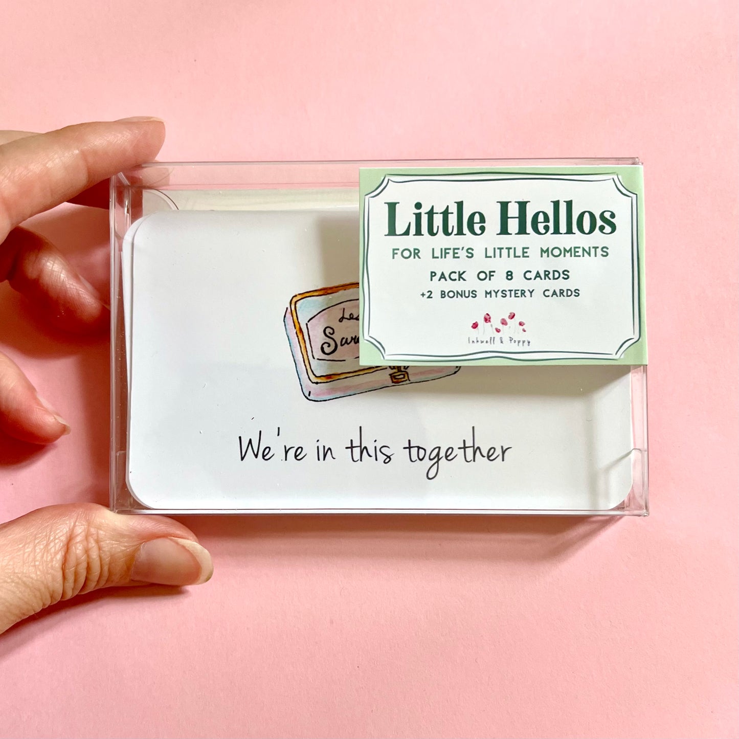 Thanks/Appreciation Mini Ten Card Pack | Cute Small Gift