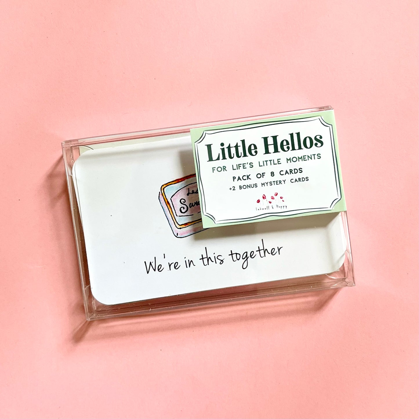 Thanks/Appreciation Mini Ten Card Pack | Cute Small Gift