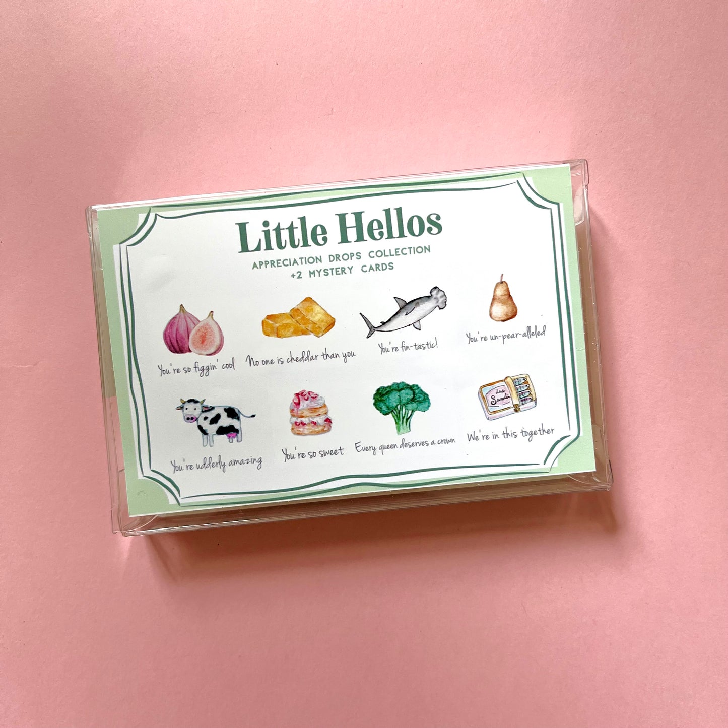 Thanks/Appreciation Mini Ten Card Pack | Cute Small Gift