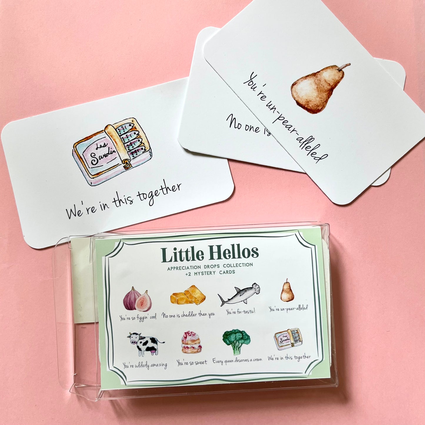 Thanks/Appreciation Mini Ten Card Pack | Cute Small Gift