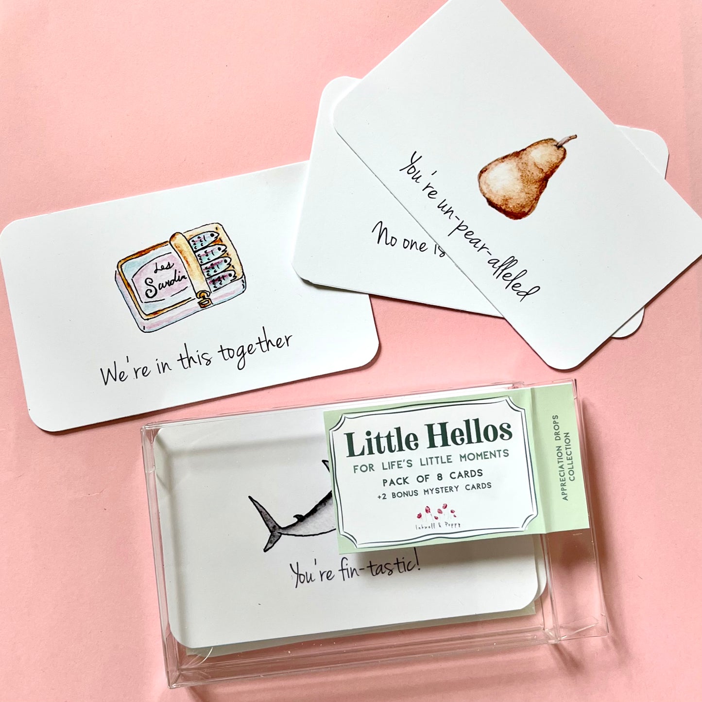 Thanks/Appreciation Mini Ten Card Pack | Cute Small Gift