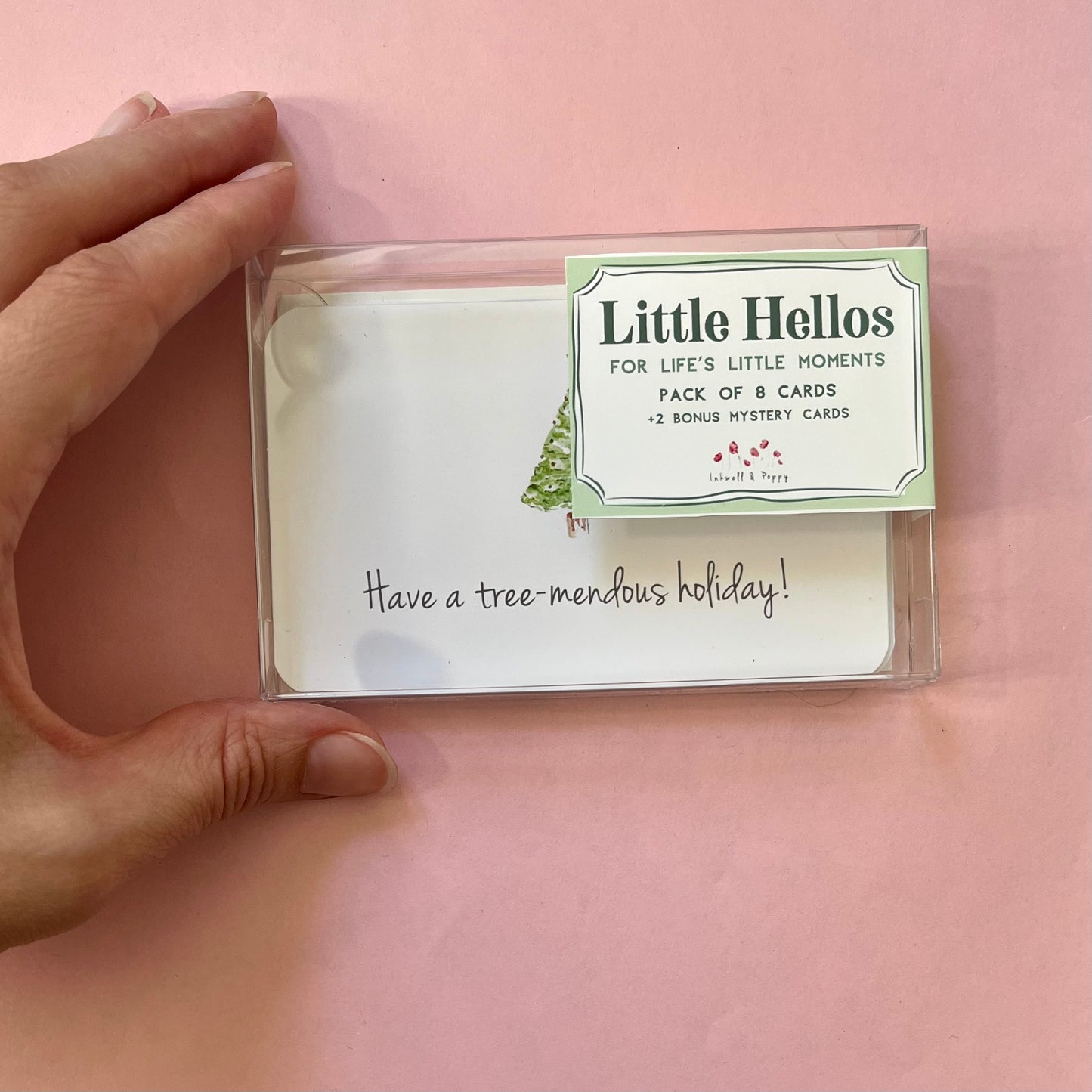 Holiday/Christmas Cheer Mini Ten Card Pack | Little Hellos