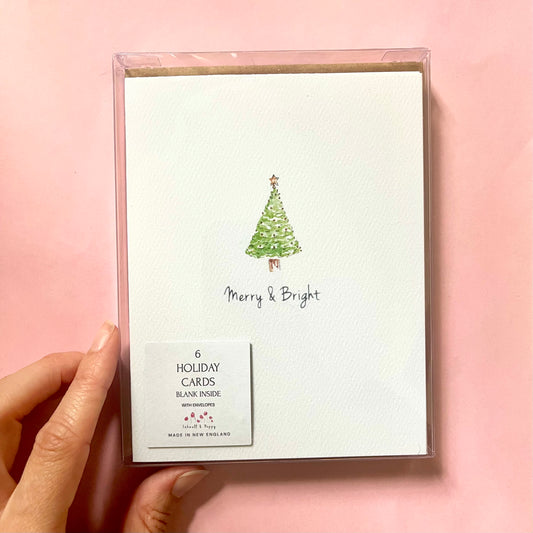 Merry Christmas Holiday Greeting Card Set