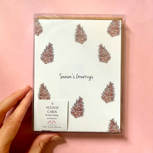Season's Greetings Holiday Greeting Card Set