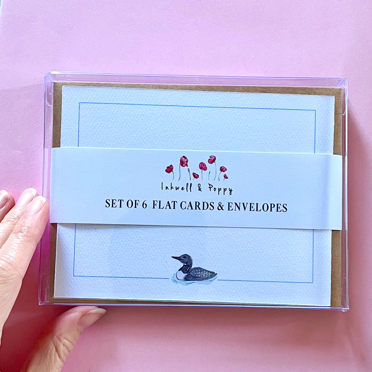 Loon Flat Card Set Greeting Card