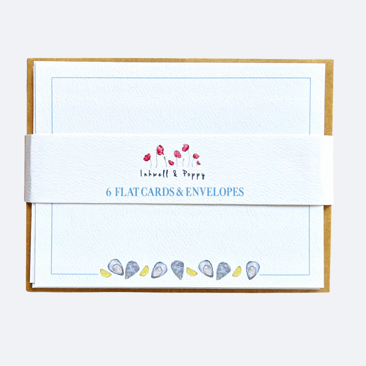 Oyster Flat Card Set Greeting Card