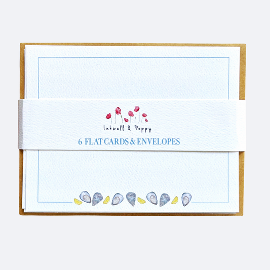 Oyster Flat Card Set Greeting Card